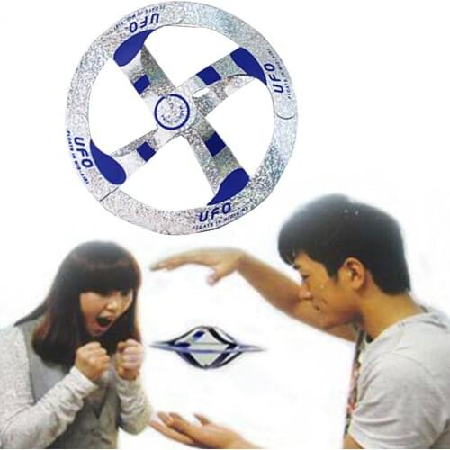 Children Funny Toy Cool Amazing Mystery UFO Floating Flying Disk Saucer Magic Cool Trick Baby Education Toy #40