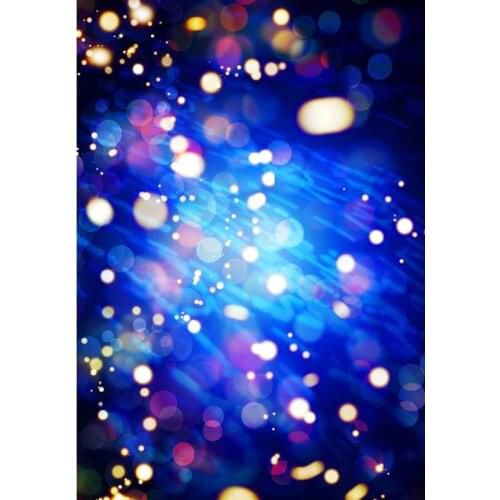 Bokeh Photography Backdrops Blue Pastel Backgrounds for Photo Studio Photo Shoot Baby Shower Children Portrait Fundo Fotografia