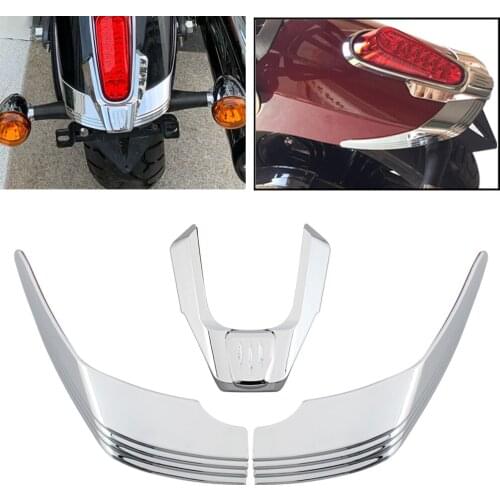 Chrome Rear Fender Trailing Edge Tip For Indian Scout 2015-2020 Motorcycle Decorate Trim Cover Accessories