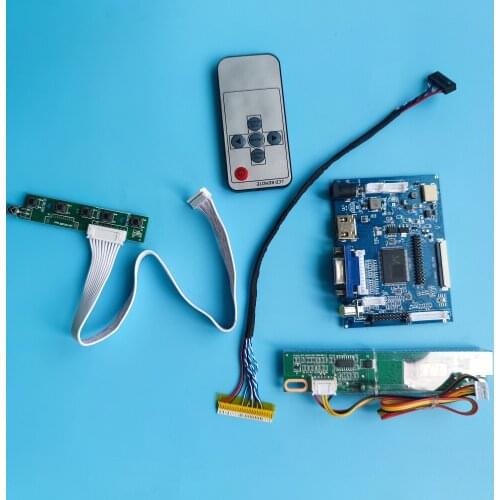 Kit Work for LP150X05 1024x768 display moitor driver panel Controller Board HDMI-compatible 2AV VGA AV remote 30pin LCD Screen