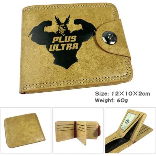 Anime My Hero Academia PU Wallet Mens Leather Note Compartment Casual Hidden Discount Photo Coin Credit Cards Holder Purses