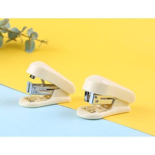 Creative Mini Stapler Business Portable Cute Office Learning Stationery Staple School Office Supplies