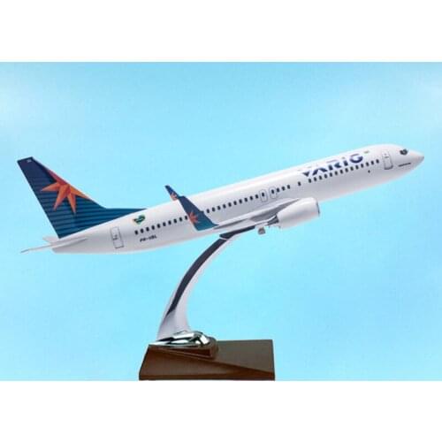 Diecast 1/100 Scale 40cm 737 B737-800 VARIG Brazil Airlines Airplane Model Toys Aircraft Diecast Airliner Alloy Plane Gifts Show