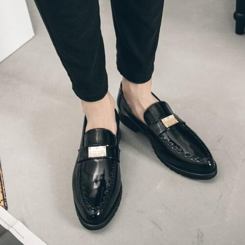 Loafers Men Fashion Brand Shoes Hippie Moccasins For Men Mens Oxford Leather Shoe Wedding Casual Summer Italian