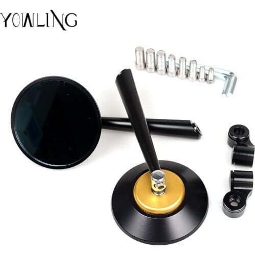 Motorcycle Rearview Mirror CNC ALL Aluminum Case for YAMAHA FZ1 FZ6 MT-07 MT-09 MT-10 KAWASAKI ER-6N Z1000 Z750 z900