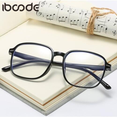 Iboode Finished Myopia Glasses Women Men Anti Blue Light Ultralight Eyeglasses Eyewear -0.5 -1.0 -1.5 -2.5 -4.0 -5.0 To -6.0 New