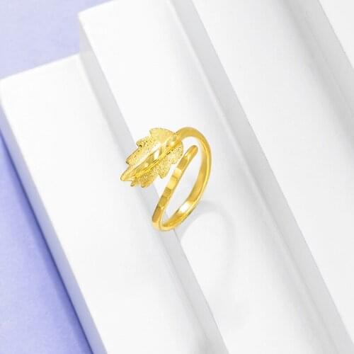 Wedding Rings for Women Fashion Simple Leaf Ring Female Male Classic Engagement Alliance Rings Set Fashion Jewelry anillos