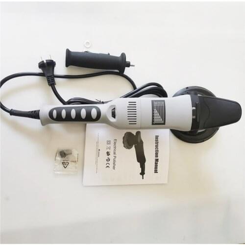 21mm Dual Action Polisher with and 6" backing pads and 6" foam polishing pads for cutting,polishing,finishing