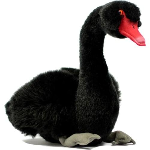 Lifelike black swan toys & hobbies Stuffed Animal Soft children girls dolls& stuffed toys stuffed plush animal toy
