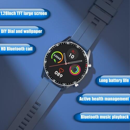 Smart Watch men Bluetooth Call music control Heart Rate Blood Pressure Monitor DIY wallpaper Fitness Trackers for iphone xiaomi