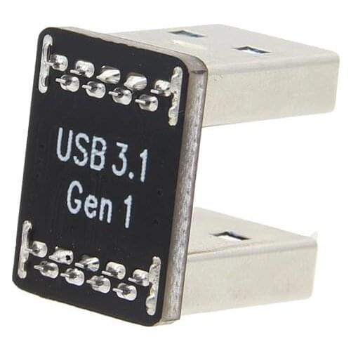 Raspberry Pi USB 2.0 /USB 3.0 Connector Bridge / USB 3.0 Cable for Raspberry Pi 4B / 3B+(Plus)&X180/150 Board