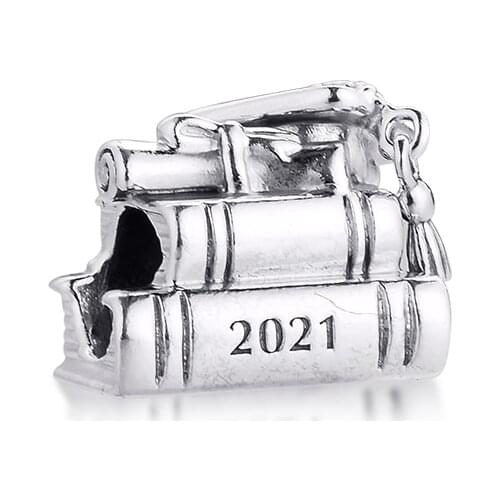 Passions 2021 Graduation Mothers Day Charm Sterling Silver Jewelry Fits Original Snake Chain Bracelets Spring Collection Beads