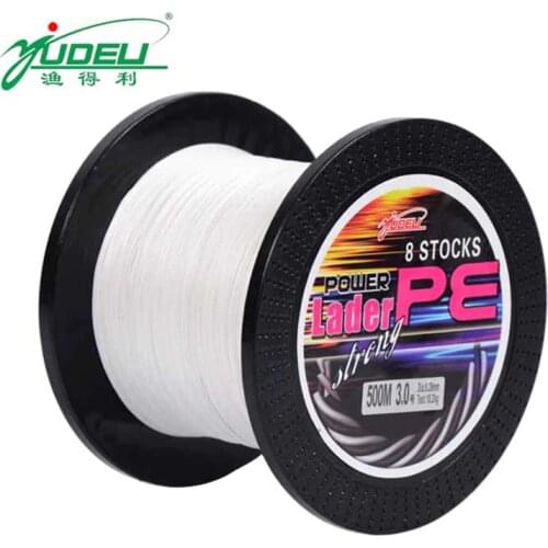 8 Strands PE 500M Super Strong Japan Multifilament PE Braided Fishing Line 10 15 20 30 40 50 60 70 90 100LB fishing accessories