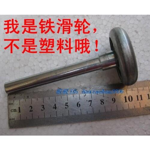 Heavy duty Durable iron wheel 46mm Dia for garage door turnstile door accessories iron wheel bearing wheel track roller pulley