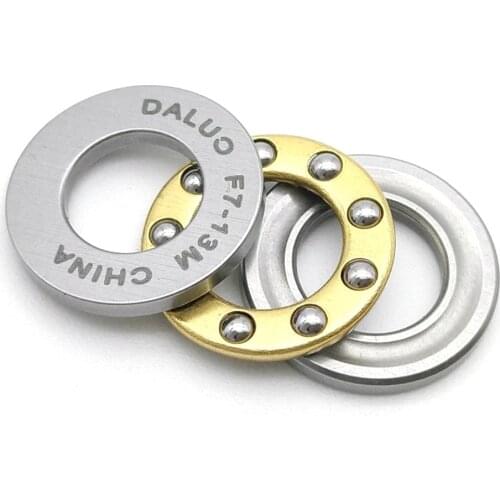 DALUO Bearings F7-13M F7-15M F7-17M 7X13X4.5 7X15X5 7X17X6 Thrust Ball Bearings Single Separable Direction