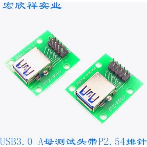 USB3.0 A Female Test Board Connection Cable Circuit Board Test Path Female PCB Test Board