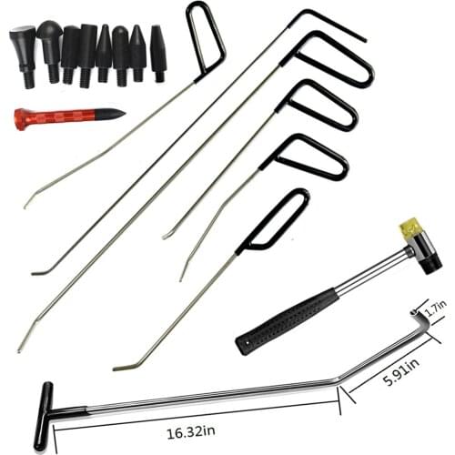 PDR RODS KITS R4 PAINTLESS DENT REPAIR REMOVAL PULLER TOOLS PUSH RODS TAP DOWN HAND TOOLS SET