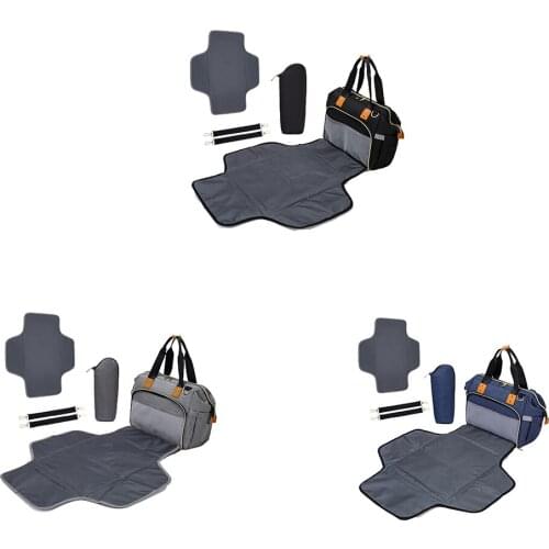 Mommy Baby Diaper Shoulder Bag Large Capacity Folding Crossbody Bag Multifunctional Nappy Maternity Care Pregnant Nursing Bags