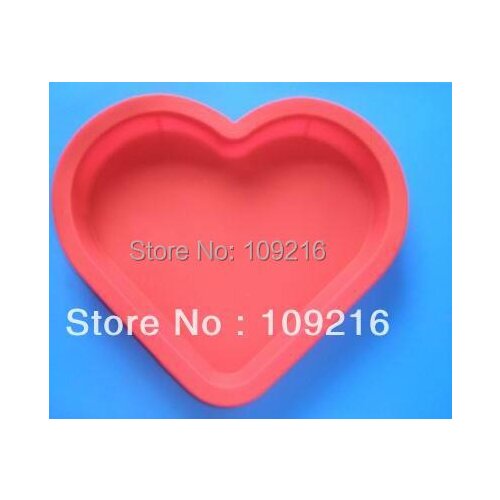1pcs 28*24.5*3.3CM Love Green Good Quality 100% Food Grade Silicone Cake/Pizza Baking Pan DIY mold