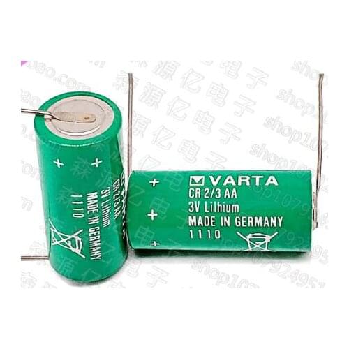 2PCS CR2/3AA brand new original CR2/3AA 3V industrial control PLC lithium battery equipment