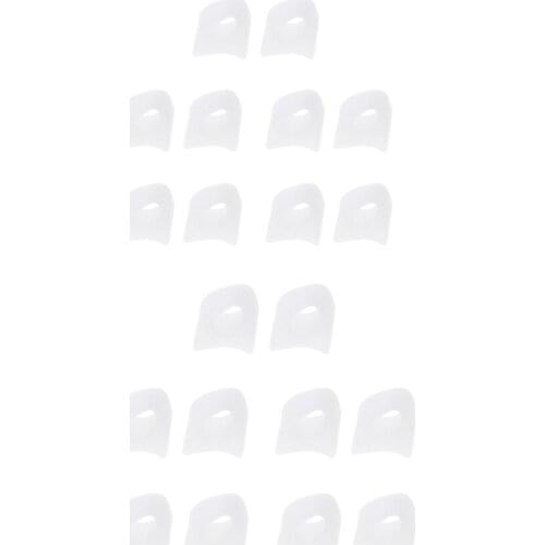 5 Pairs Gel Toe Stretcher Big Toe Separator - Straightener Protector for Bunions, Hammer Toes Relief - S/M