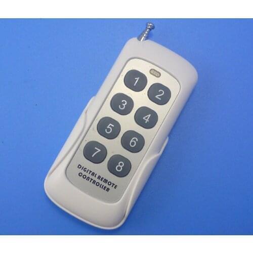 8 Buttons Large Power EV1527 Fixed code Remote 433.92MHz