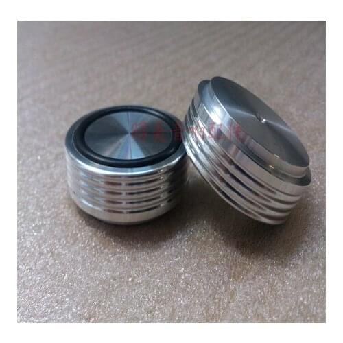 4 pieces 44 *17 Audio all aluminum alloy feet Amplifier feet Speaker damping pads Footrest shock absorbers