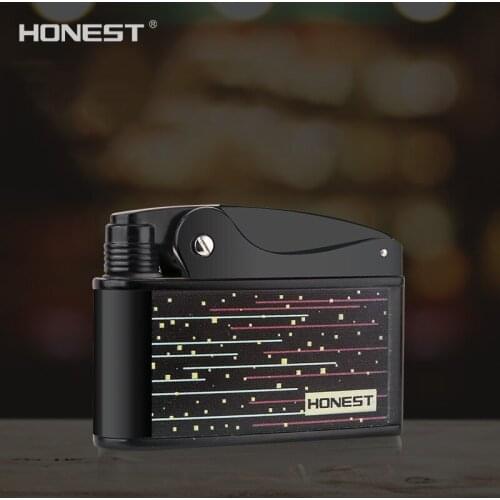 Kerosene lighter old nostalgic grinding wheel domestic personality creativity small open fire mens cigarette set gift