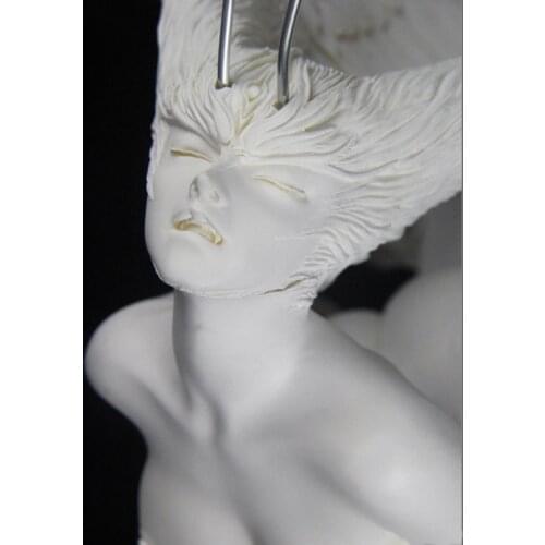 COOL! 1/4 White Model Statue Out of print GK hand-run statue model demon man empty Demon Dance Ori holiday gifts