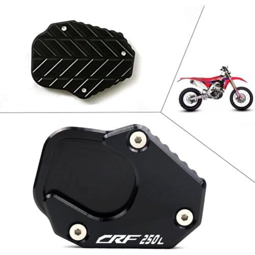 Motorbike For Honda CRF250 RALLY CRF250L CRF 250 2017 2018 2019 2020 Kickstand Foot Side Stand Extension Pad Support Plate