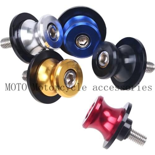 Motorcycle Accessories 6mm Aluminum Swingarm Spools Slider Screw For Yamaha YZF R1 R6 R6S YZFR1 Stand Screws Gold/Red/Black