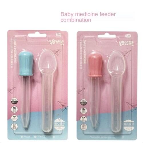 Cartoon Baby Dropper Medicine Feeder Child Medicine Device Silicone Pipette Liquid Food Dropper Infant Utensils 5ml