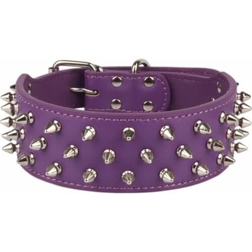 Big Dogs Collars Spiked Accessories Animals Supplies Rivet For A Large Dog Necklace Pets Product Collar collare cane hond