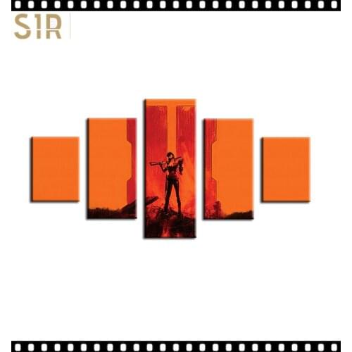 Anime Movie Posters Wall Art 5 Pieces Canvas Painting Poster Pictures Home Decor Living Room HD Printed Poster Wall Painting