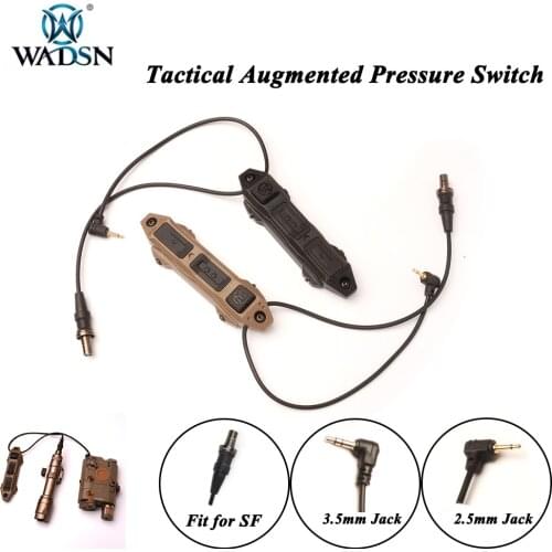 WADSN Tactical Augmented Remote Switch Double Control Dual Pressure for DBAL A2 PEQ WMX200 M600 M300 Flashlights For MLOK Keymod