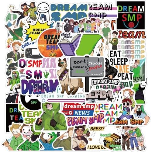 10/30/50PCS Game Dream Smp Anime Graffiti Stickers DIY Phone Snowboard Laptop Luggage Fridge Guitar Classic Toy Sticker Decals