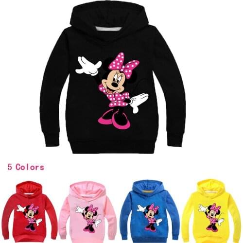2020 Spring Cartoon Minnie Print Children Long Sleeve T Shirts Boys Cotton Nova Tees Girls Tops Kids Clothes Fille Baby Costumes
