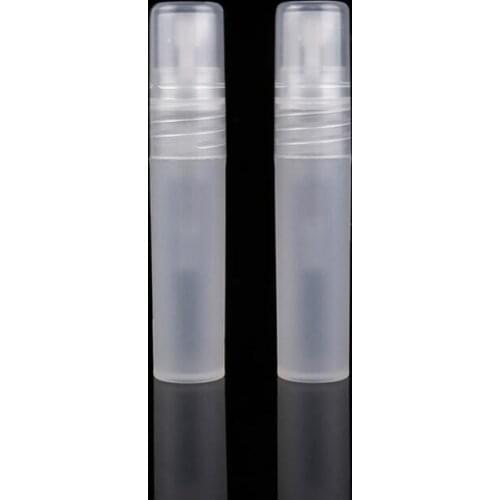 5ml transparent plastic perfume bottle 5CC spiral spray bottle Refillable Mini 5 ml Atomiser pump bottle LX6913