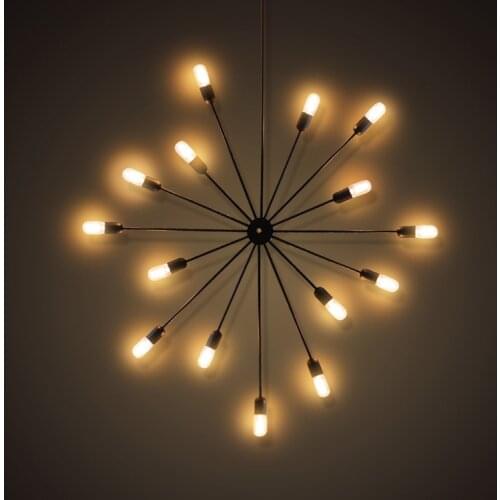 American loft vintage iron wall lamp spider modern iron art bar dining room wall lamp