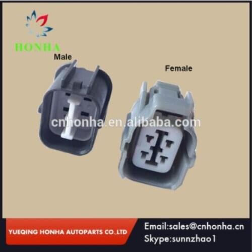 Free shipping 10/20/50/100 pcs/lots 4 Pin waterprrof high quality 6189-0132 6181-0073 Male and female HW Sealed Wire Connector