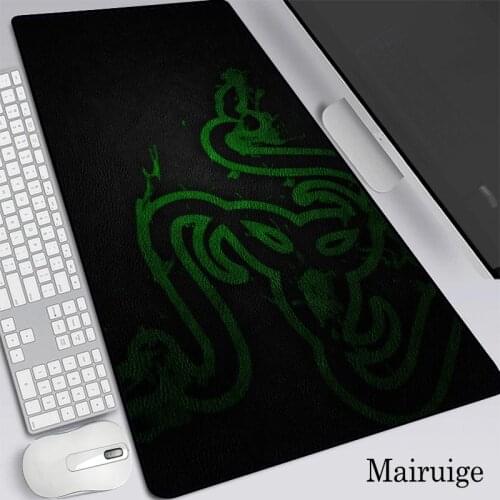 80X40cm Large Snake Logo Gamer Mouse Pad Desk Mat Laptop Rubber Lockedge Anime MousePad Gaming Accessories Tappettino Scrivania
