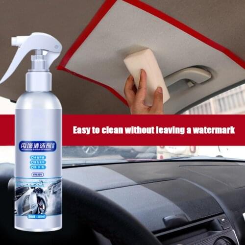 Car Interior Cleaning Agent Ceiling Cleaner Leather Flannel Woven Fabric Water-free Cleaning Agent Auto Roof Dash Cleaning Tool