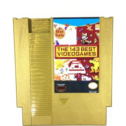 THE 143 In 1 BEST VIDEO GAMES OF ALL TIME! Contra/Earthbound/Megaman 123456/Turtles 1234 72 Pins 8 Bit Game Card