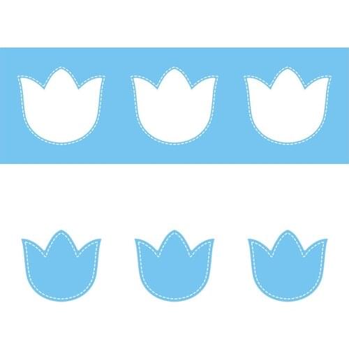 Three Flowers Metal Cutting Dies for Scrapbooking Handmade Mold Cut Stencil New 2021 DIY Card Make Mould Model Craft Decoration