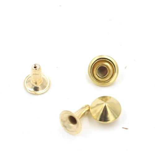 100 sets 8mm Rivets Plane crashed Secorative Sewing patches Bags and shoes accessories Buttons Snaps