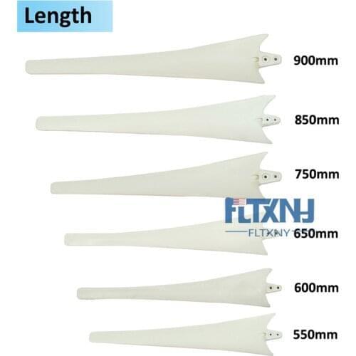 Nylon Blades for horizontal wind turbine, 100w 200w 300w 400w 500w 600w wind generator accessories DIY blades