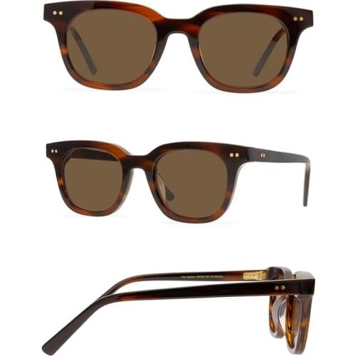 Belight Optical Handmade Quality Cool Vintage Retro Women Men UV400 Protection with Case Oculos Punk Sunglasses Horizon