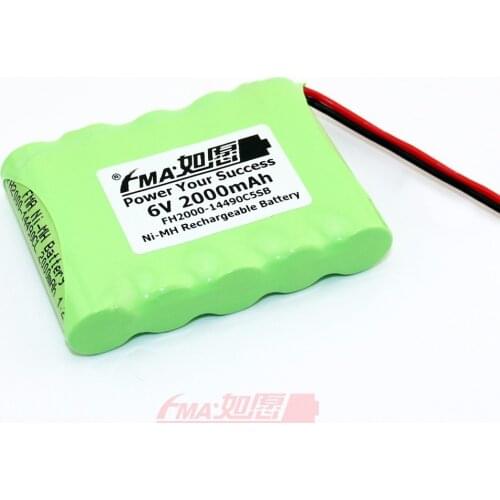 NiMH AA 6V 2000mAH Rechargeable Battery Replace for BA225030 inside cell
