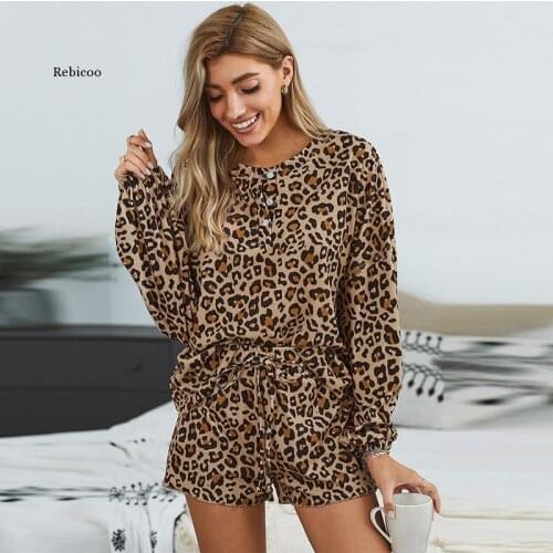 Pajamas Sexy Womens Long Sleeve Short Pajamas Set Tie Dye Printed Soft Top And Pants PJ Set Nightwear Sleepwear Loungewear 2021