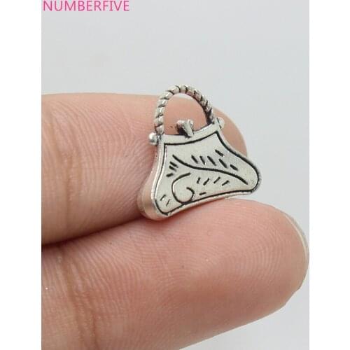 20pcs-- handbag Charm 15x15mm Antique Silver tone handbag Charm Pendants,Tree Charm Pendants